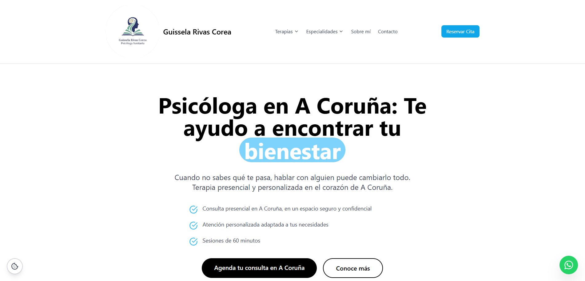 Psicóloga Guissela Rivas Corea